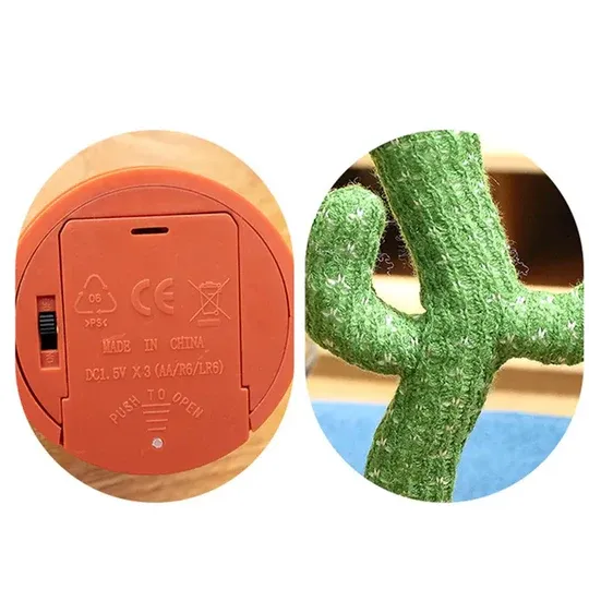 Cute Dancing and Talking Cactus Toy - Image 3